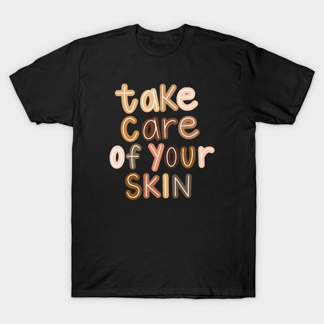 Skincare Routine T-Shirt by crankycranium